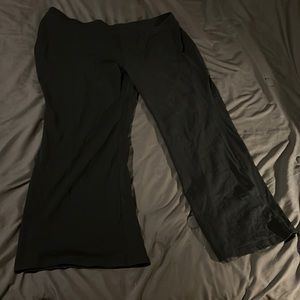 Black stretch pants